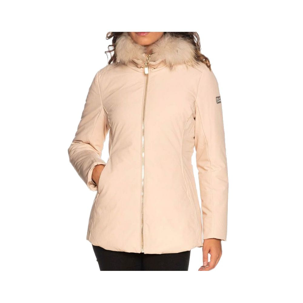 Yes Zee Beige Polyamid Damenjacke