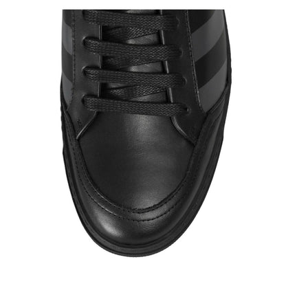 Off-White Damen Sneaker aus schwarzem Kalbsleder