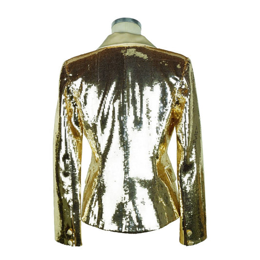 Elisabetta Franchi Gelber Polyester-Blazer für Damen