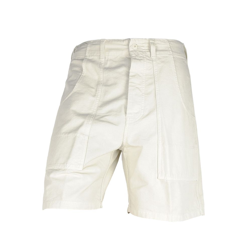 Don The Fuller Herren-Bermudashorts aus weißer Baumwolle