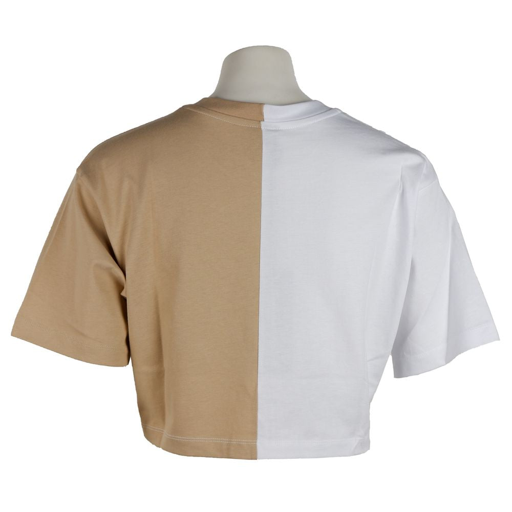Comme Des Fuckdown Beige Baumwolle Damen T-Shirt