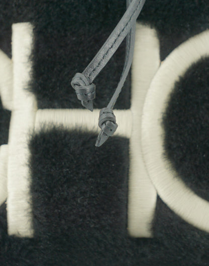 Jimmy Choo – Schwarze Leder-Tragetasche mit Schulterriemen