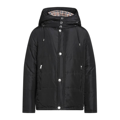Aquascutum Black Polyamide Men's Jacket