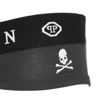 Philipp Plein – Schwarzes Herren-Boxershorts-Set aus Baumwolle