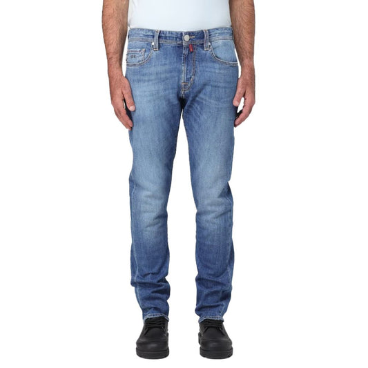 Tramarossa Blaue Herrenjeans aus Baumwolle