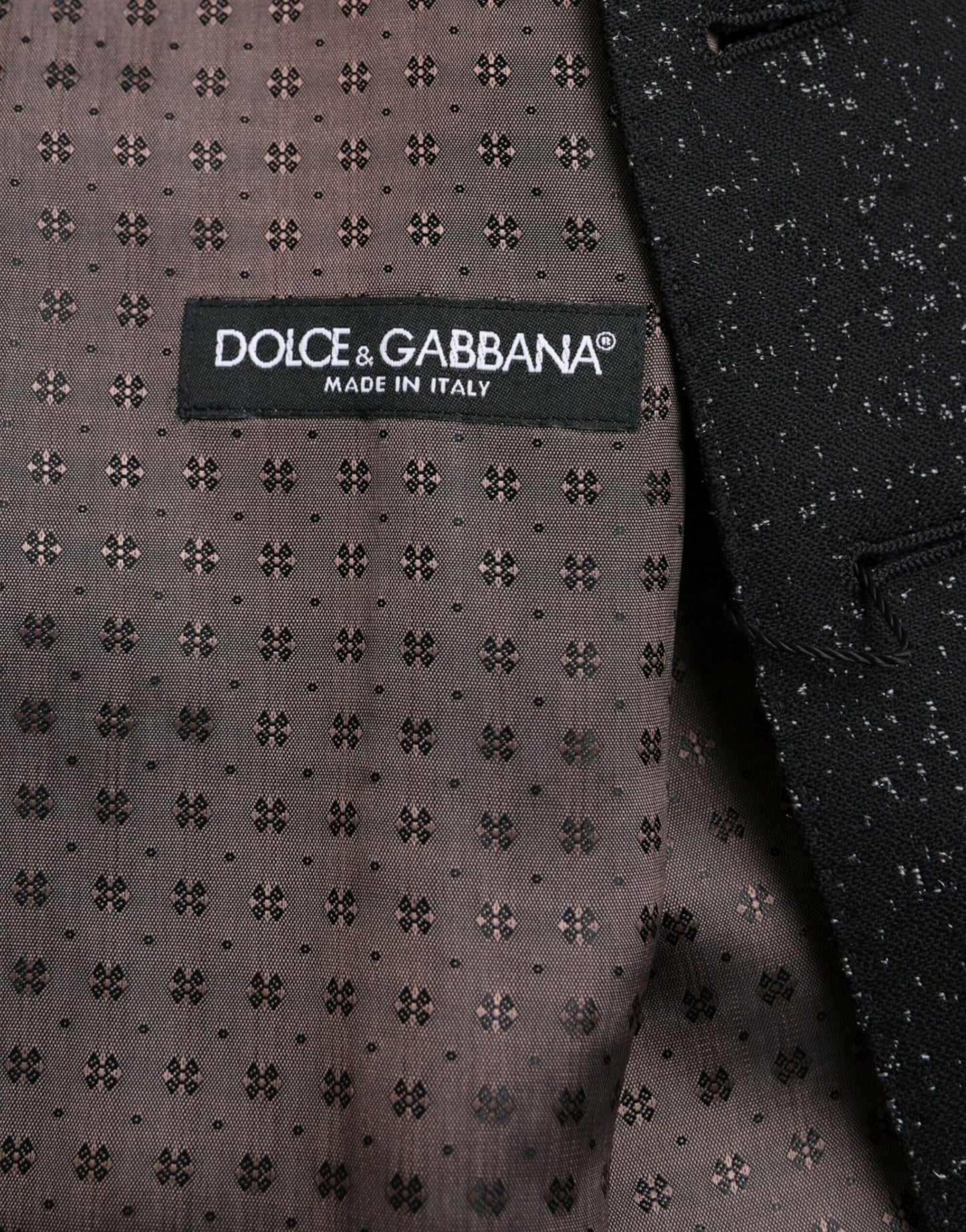Dolce &amp; Gabbana Schwarz Braun Seidenweste Kleid Formale Weste