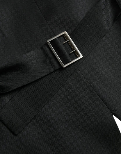 Dolce &amp; Gabbana Schwarze Wollweste, formelle Weste