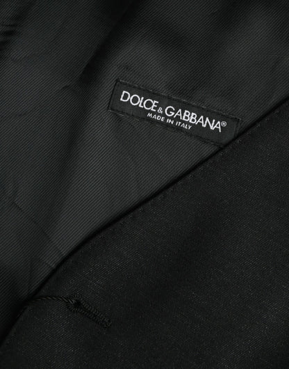 Dolce &amp; Gabbana Schwarze Wollweste, formelle Weste
