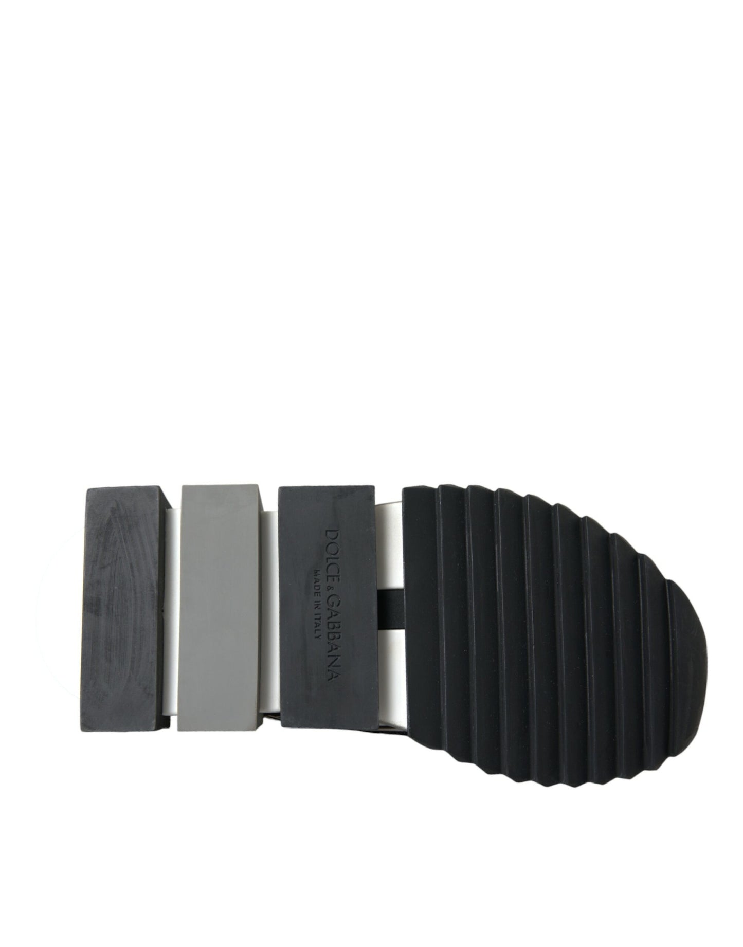 Dolce &amp; Gabbana Schwarz Weiß Slip On Sorrento Sneakers Schuhe