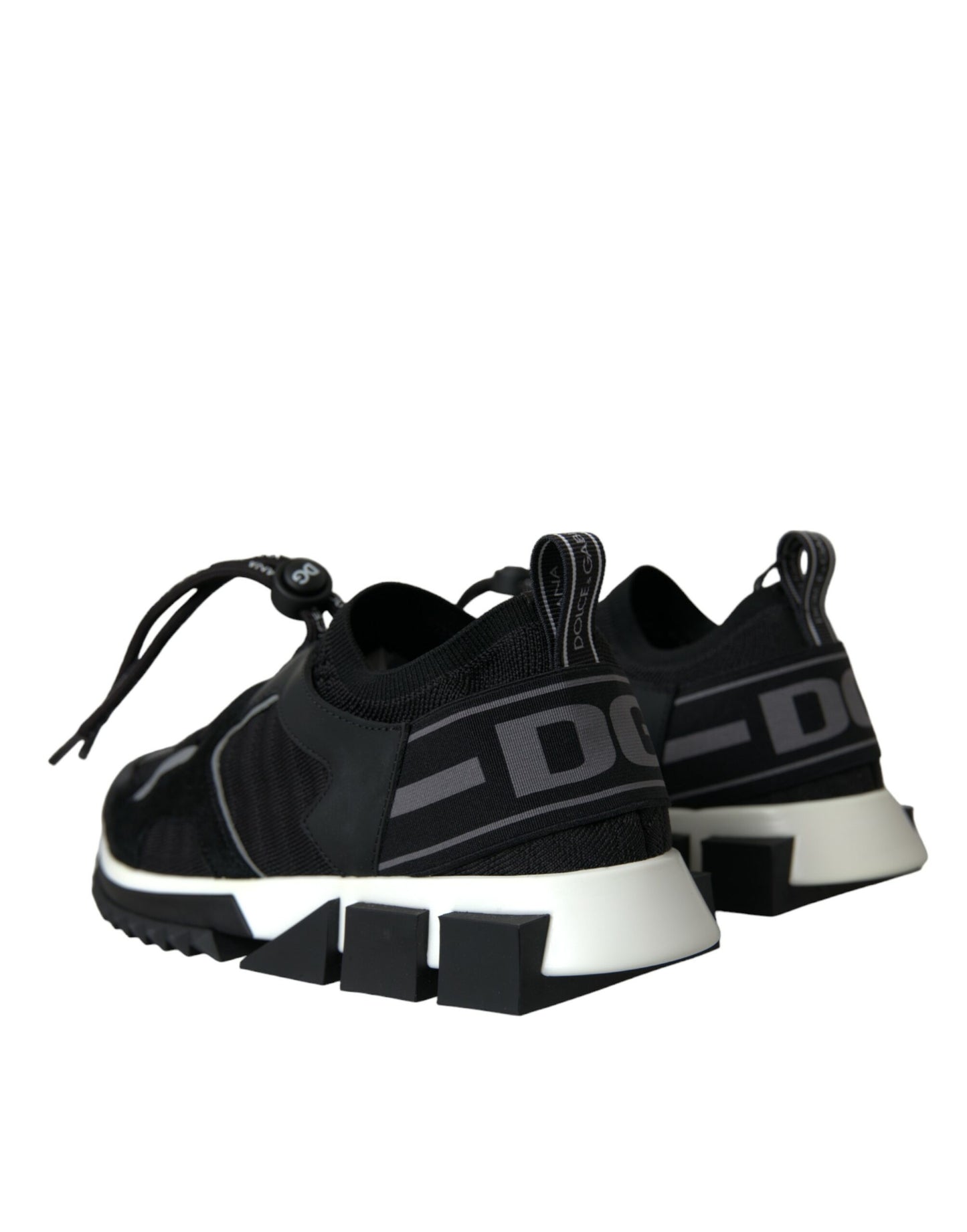 Dolce &amp; Gabbana Sorrento Trekking-Sneakers aus schwarzem Mesh