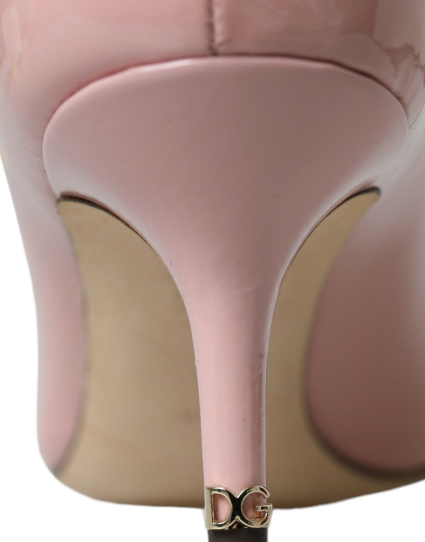 Dolce &amp; Gabbana Hellrosa Lackleder Heels Pumps Schuhe