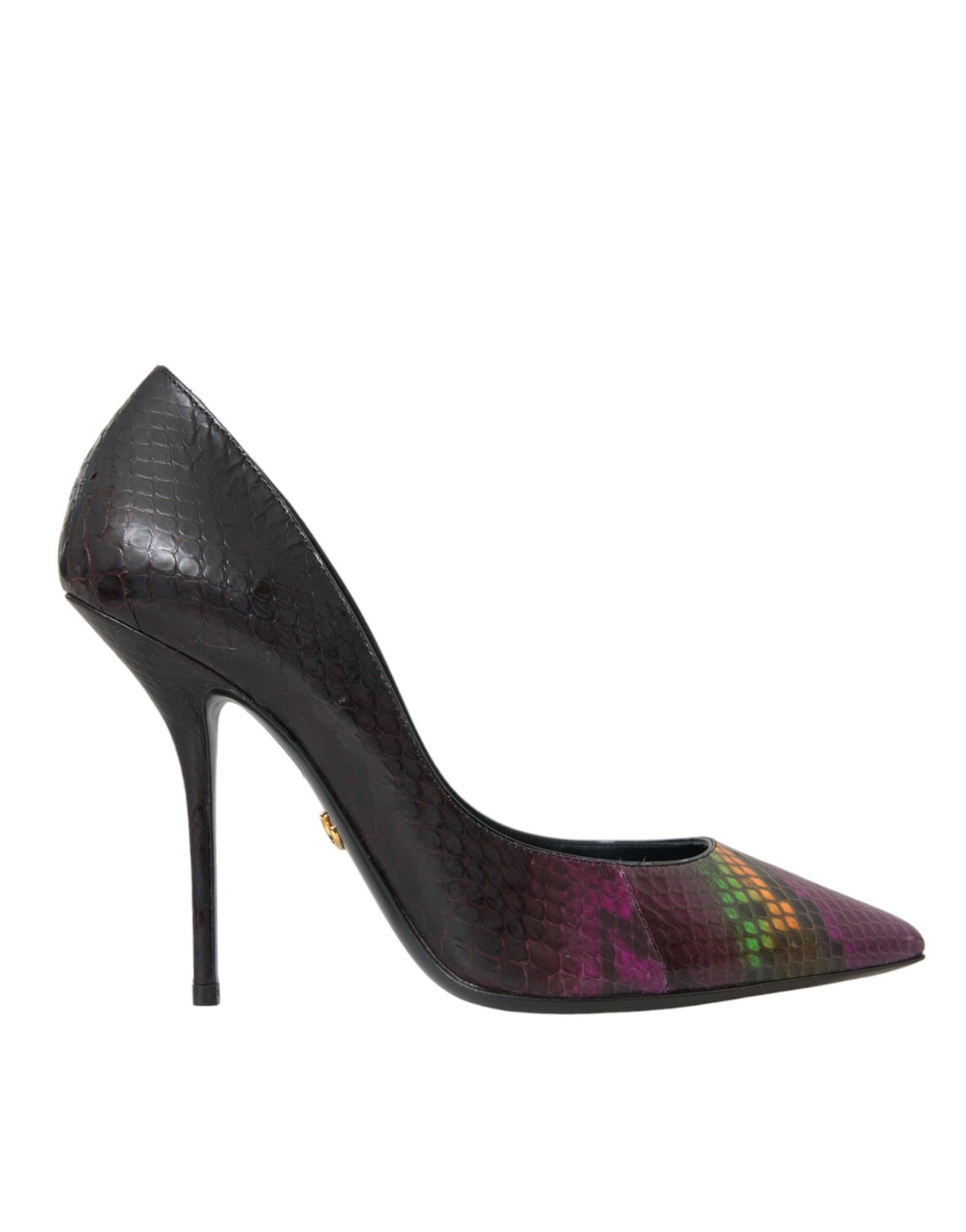 Dolce &amp; Gabbana Multicolor Exotic Leather Heels Pumps Schuhe
