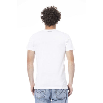 Trussardi Beachwear – Weißes Baumwoll-T-Shirt