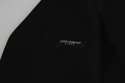 Dolce &amp; Gabbana – Schwarze Weste aus Wollstretch für formelle Anlässe