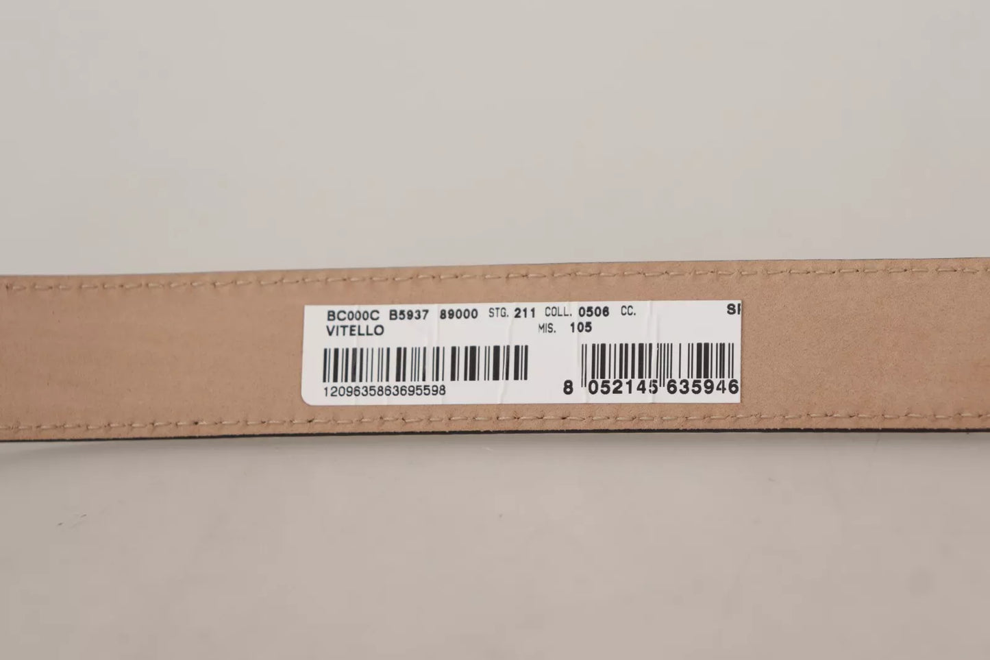 Dolce &amp; Gabbana Schwarzer klassischer Ledergürtel mit silberner Metallschnalle