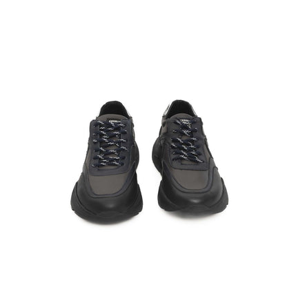 حذاء شيروتي 1881 من جلد البقر الأزرق للرجال