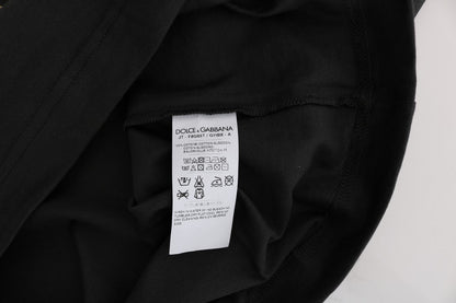 Dolce &amp; Gabbana – T-Shirt aus grauer Baumwolle mit Motiv 2017