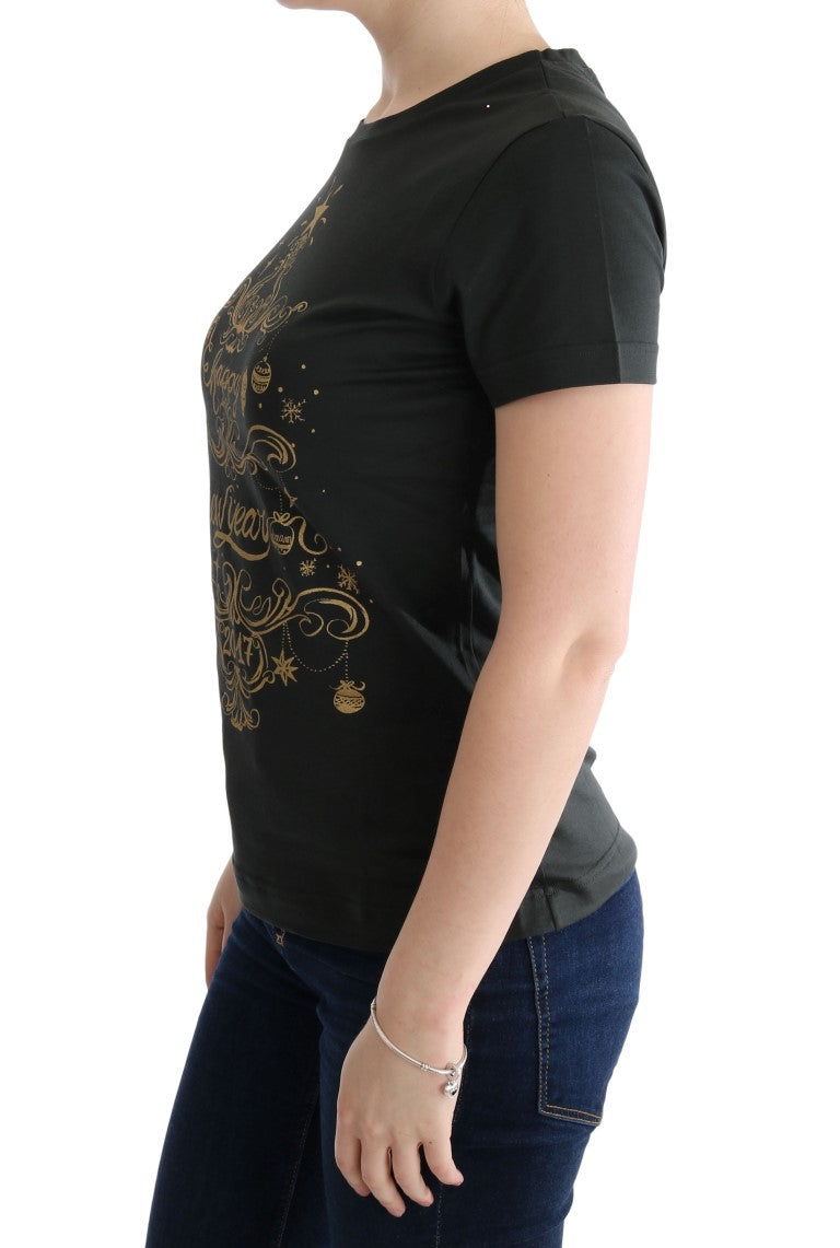 Dolce &amp; Gabbana Grünes Baumwoll-T-Shirt mit Motiv 2017