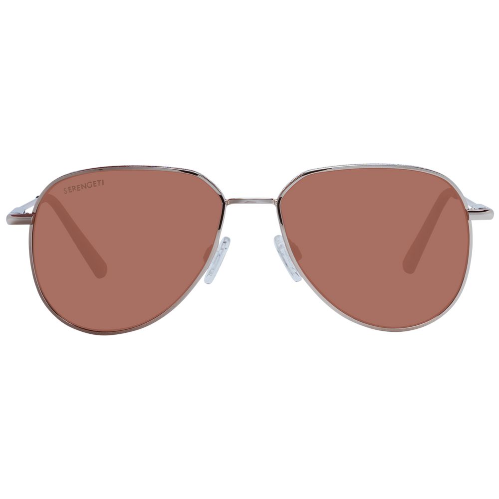 Serengeti Rose Gold Metal Sunglasses