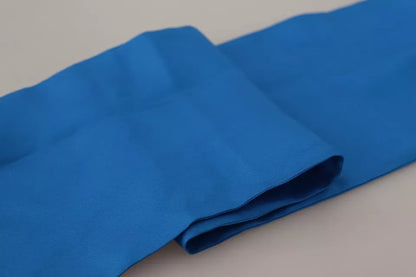 Dolce &amp; Gabbana Königsblauer Schal Halstuch Seidenschal