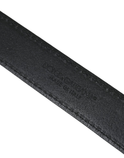 Dolce &amp; Gabbana Beige Wildledergürtel mit silberner Schnalle Herren