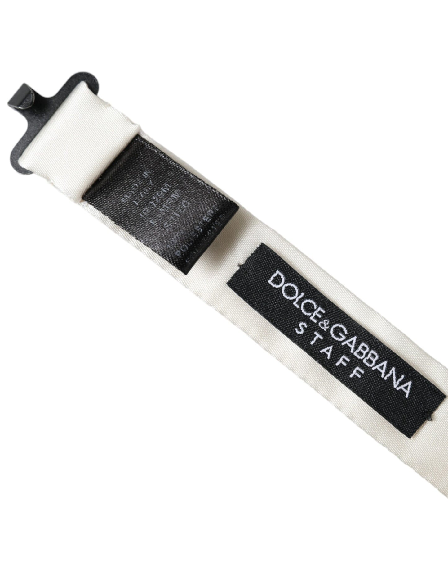 Dolce &amp; Gabbana – Fliege aus Polyester mit weißen und schwarzen Punkten für Herren