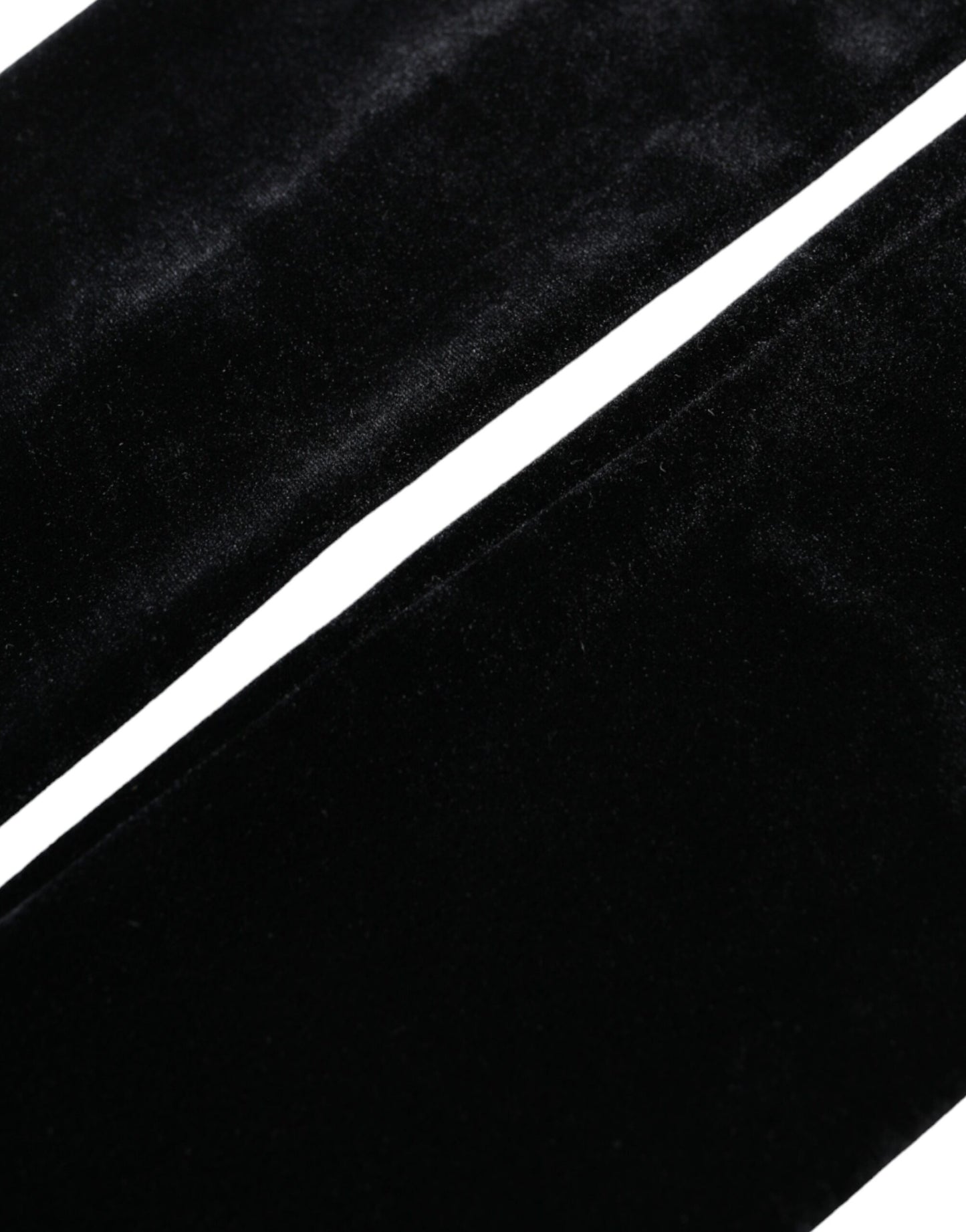 Dolce &amp; Gabbana – Lange, fingerlose Handschuhe aus Nylon in Schwarz mit Ellenbogenpartie