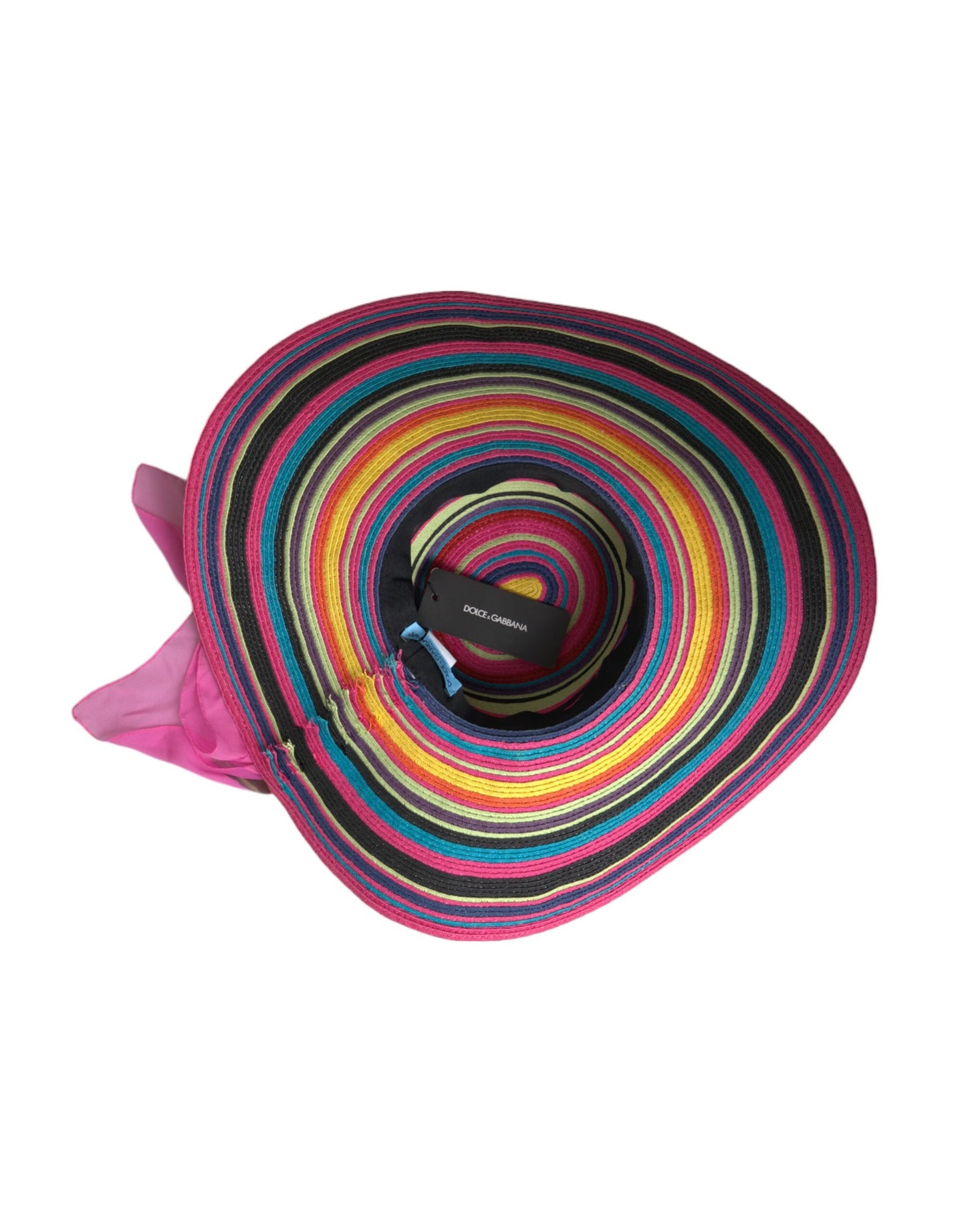 Dolce &amp; Gabbana – Mehrfarbiger Fantasy-Schlapphut mit breiter Krempe