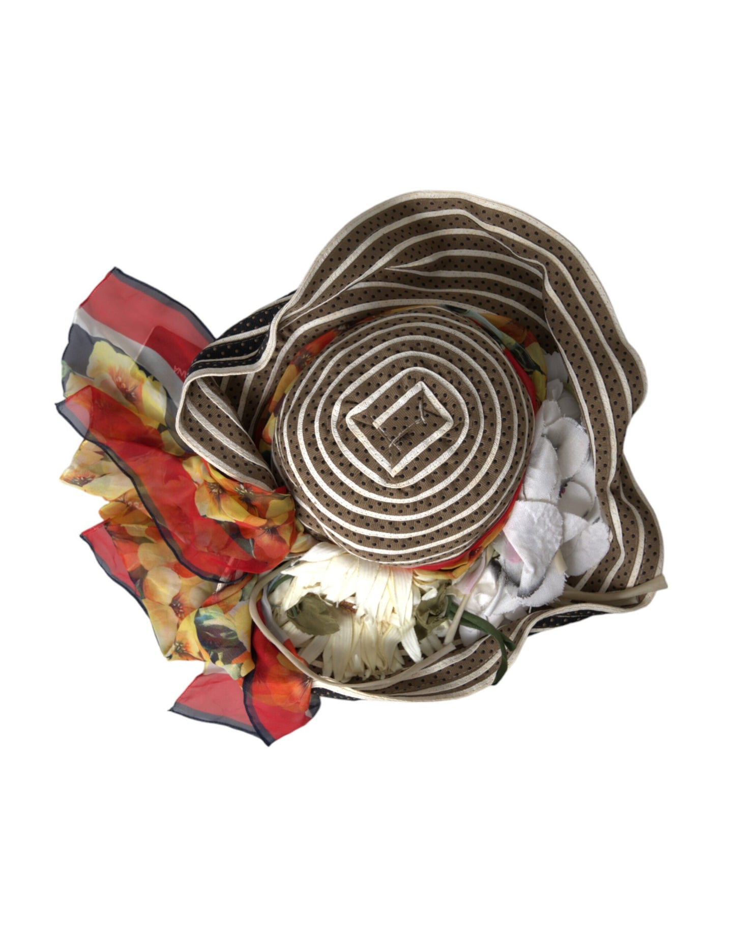 Dolce &amp; Gabbana – Mehrfarbiger Fantasy-Schlapphut mit breiter Krempe