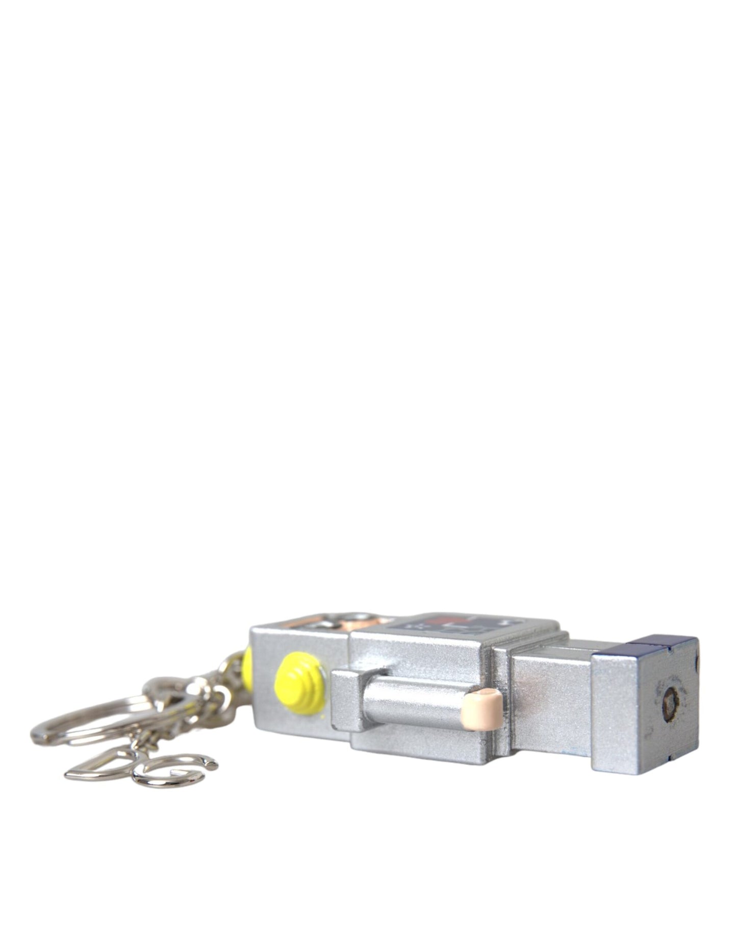 Dolce &amp; Gabbana Schlüsselanhänger mit Astronauten-Weltraum-Logo aus Metall, mehrfarbig