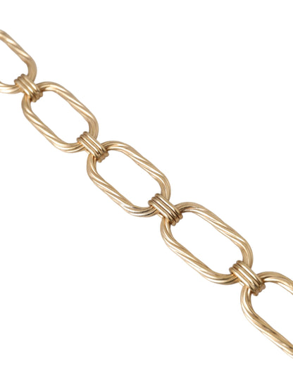 Dolce &amp; Gabbana – Halskette mit großer Gliederkette aus goldfarbenem Messing