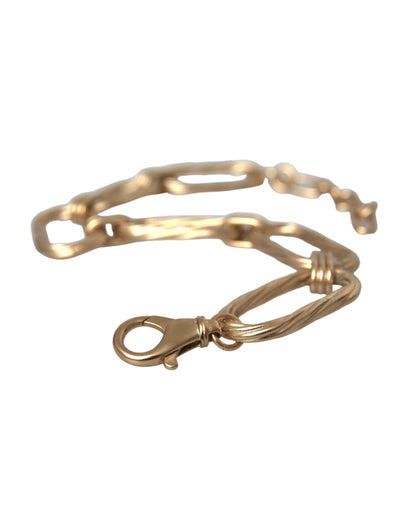 Dolce &amp; Gabbana – Halskette mit großer Gliederkette aus goldfarbenem Messing