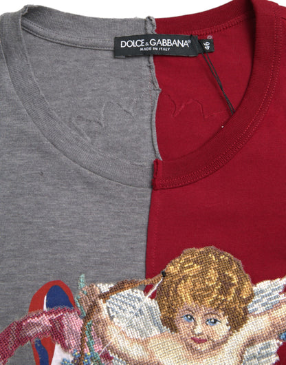 Dolce &amp; Gabbana – Kurzärmliges T-Shirt mit mehrfarbiger Grafik