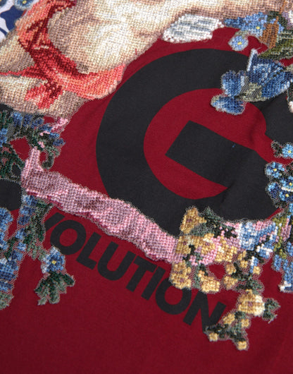 Dolce &amp; Gabbana – Kurzärmliges T-Shirt mit mehrfarbiger Grafik