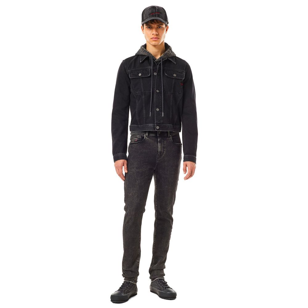 Diesel Schwarze Baumwolljeans für Herren