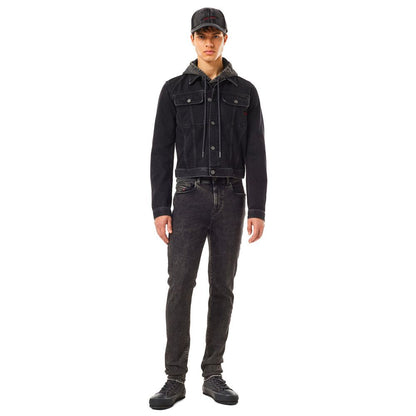 Diesel Schwarze Baumwolljeans für Herren