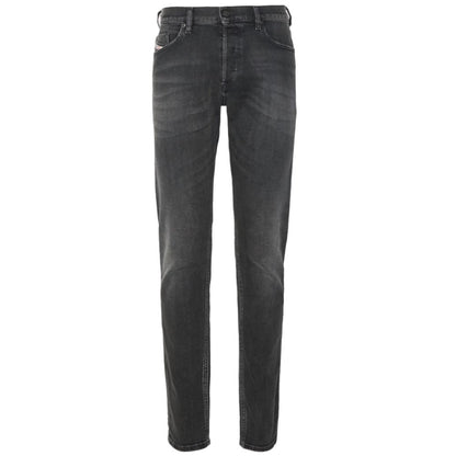 Diesel Black Cotton Men Jeans