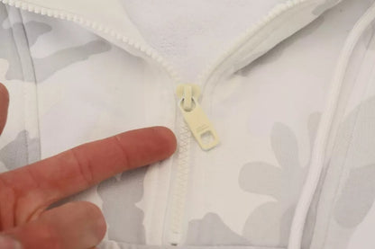 Dolce &amp; Gabbana Weißer Camouflage-Kapuzenpullover