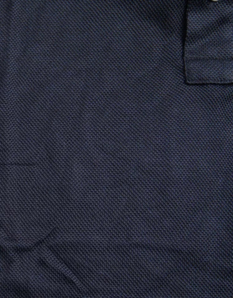 Dolce &amp; Gabbana – Marineblaues Poloshirt mit Kragen und kurzen Ärmeln