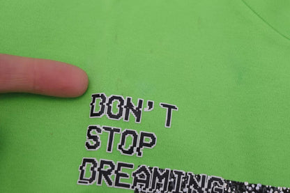 تيشيرت دولتشي آند غابانا الأخضر القطني بشعار DG CHANNEL