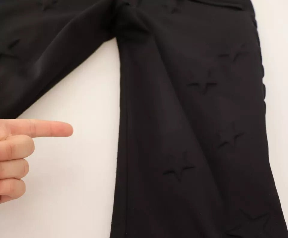 بنطلون رياضي نسائي من البوليستر من دولتشي آند غابانا باللون الأسود