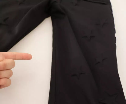 بنطلون رياضي نسائي من البوليستر من دولتشي آند غابانا باللون الأسود