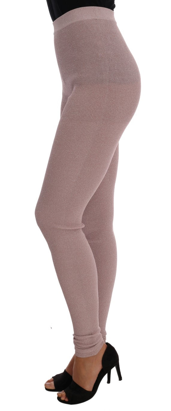 Dolce &amp; Gabbana – Strumpfhose mit Stretchbund in Rosa