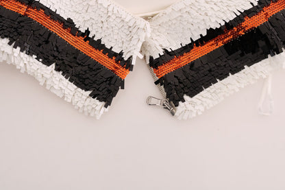 Dolce &amp; Gabbana – Stretch-Bustier-Oberteil mit mehrfarbigen Pailletten