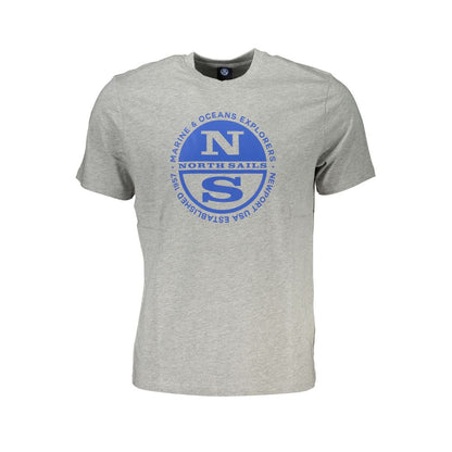 Graues Baumwoll-T-Shirt von North Sails