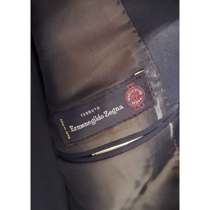 Blauer Herrenanzug aus Wolle, Made in Italy