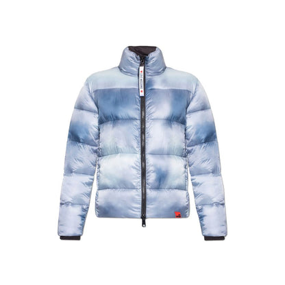 Love Moschino Hellblaue Polyester-Damenjacke