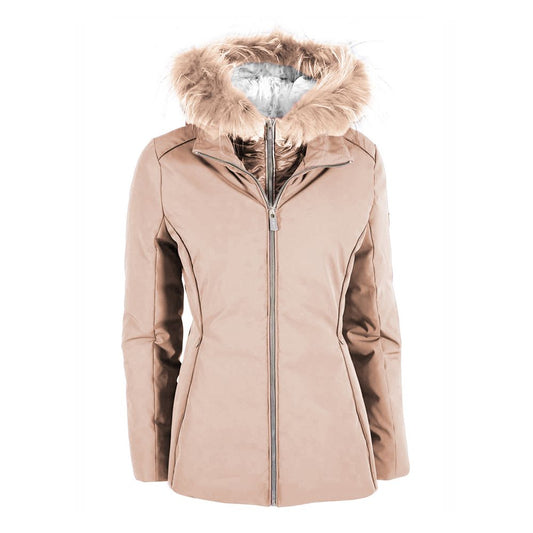 Yes Zee Beige Polyamid Damenjacke