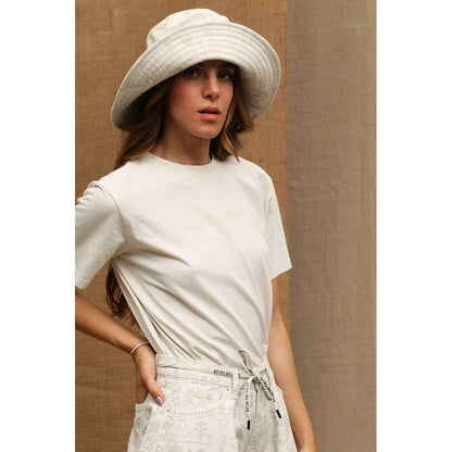 Don The Fuller „Weißes Baumwoll-Damen-T-Shirt“