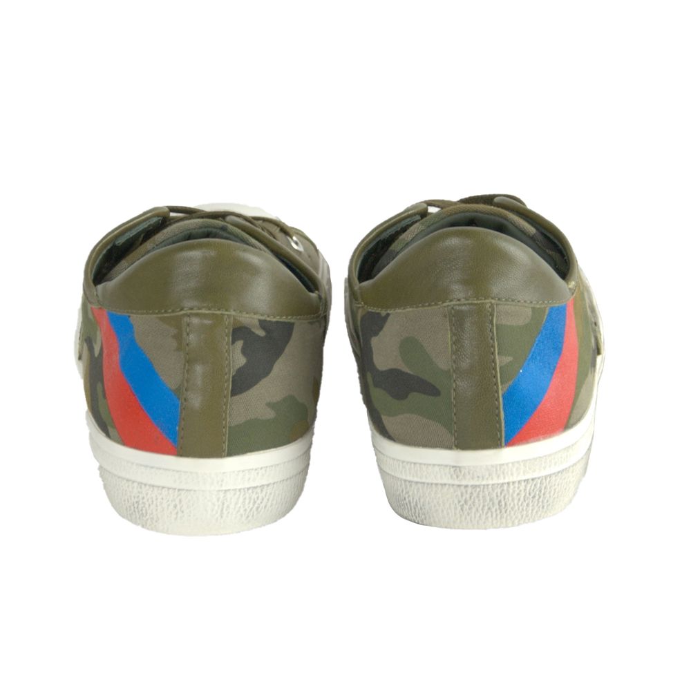 Philippe Model Herren-Sneaker aus grünem Leder